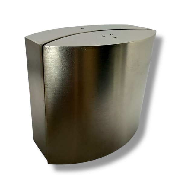 Stainless Steel Salt & Pepper Shaker Set Modern‎ Design 4oz American Metalcraft - Picture 7 of 9